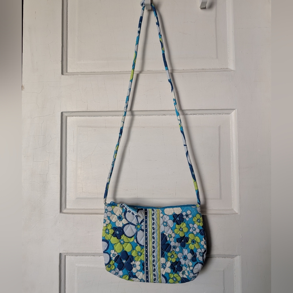 Floral Blue and Green Vera Bradley Bag